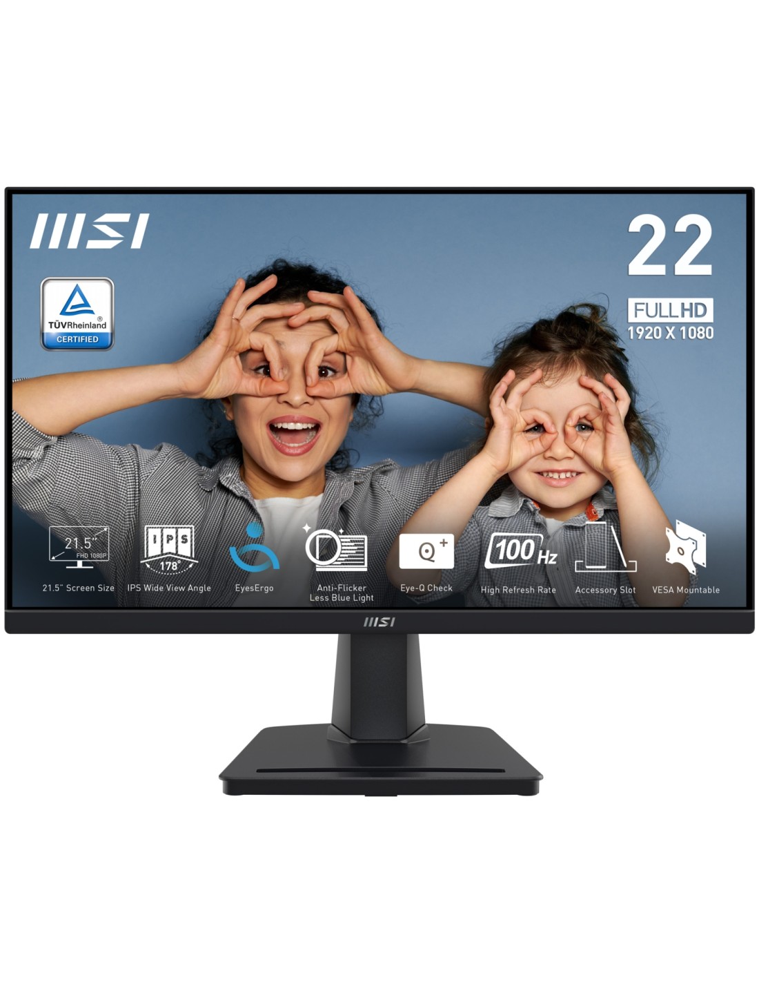 MSI PRO MP225 21.5" LED IPS FullHD 100Hz Monitor