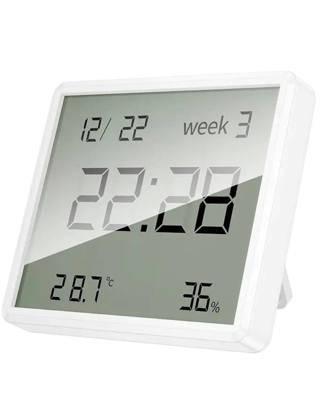 Hoco HX41 Monitor AtmÃ³sferico con Temperatura y Humedad con Reloj