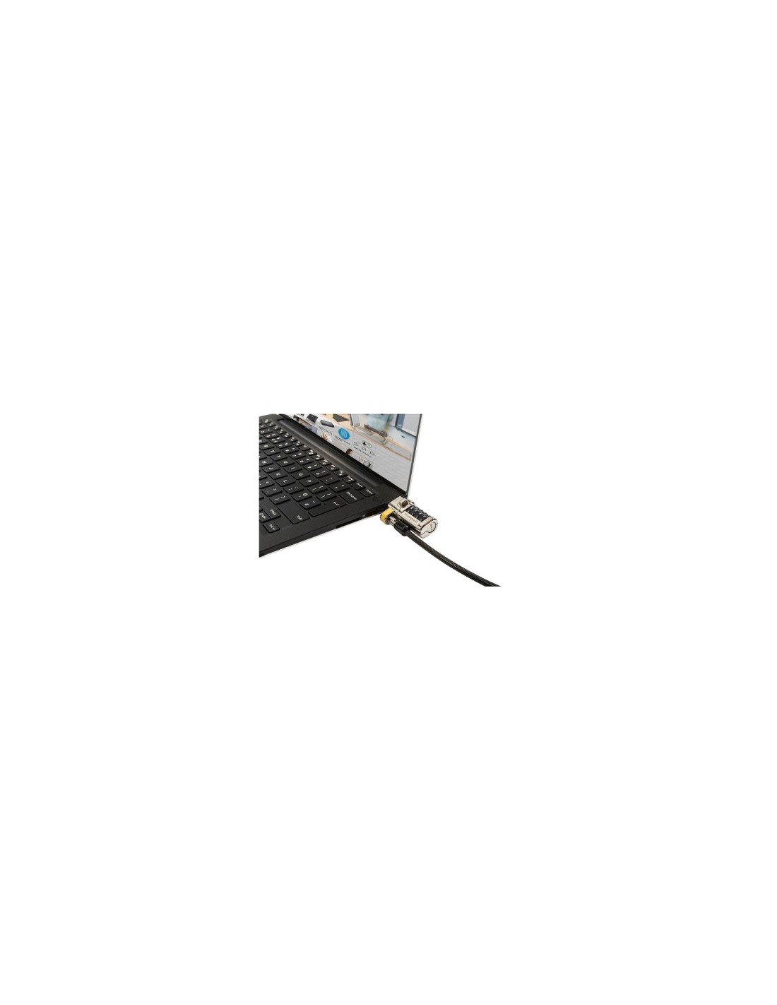 DELL 461-AAEU cable antirrobo Negro, Acero inoxidable 1,8 m