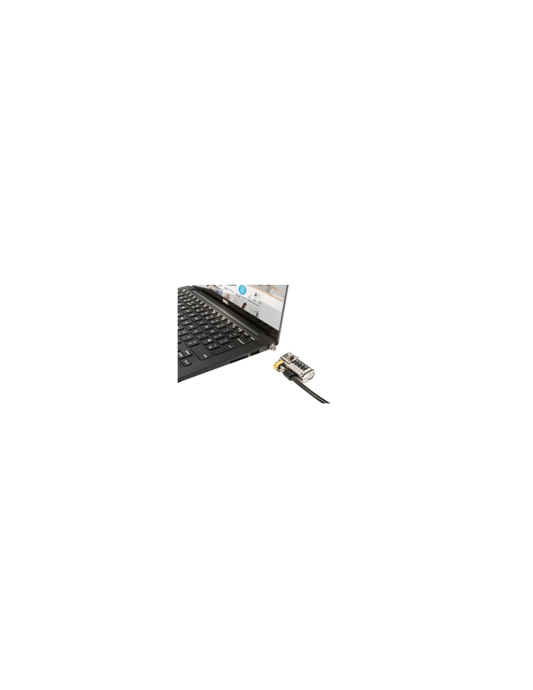DELL 461-AAEU cable antirrobo Negro, Acero inoxidable 1,8 m