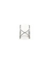 iggual Soporte portátil plegable aluminio plata 17