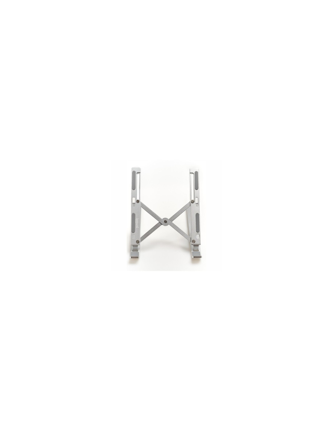 iggual Soporte portátil plegable aluminio plata 17