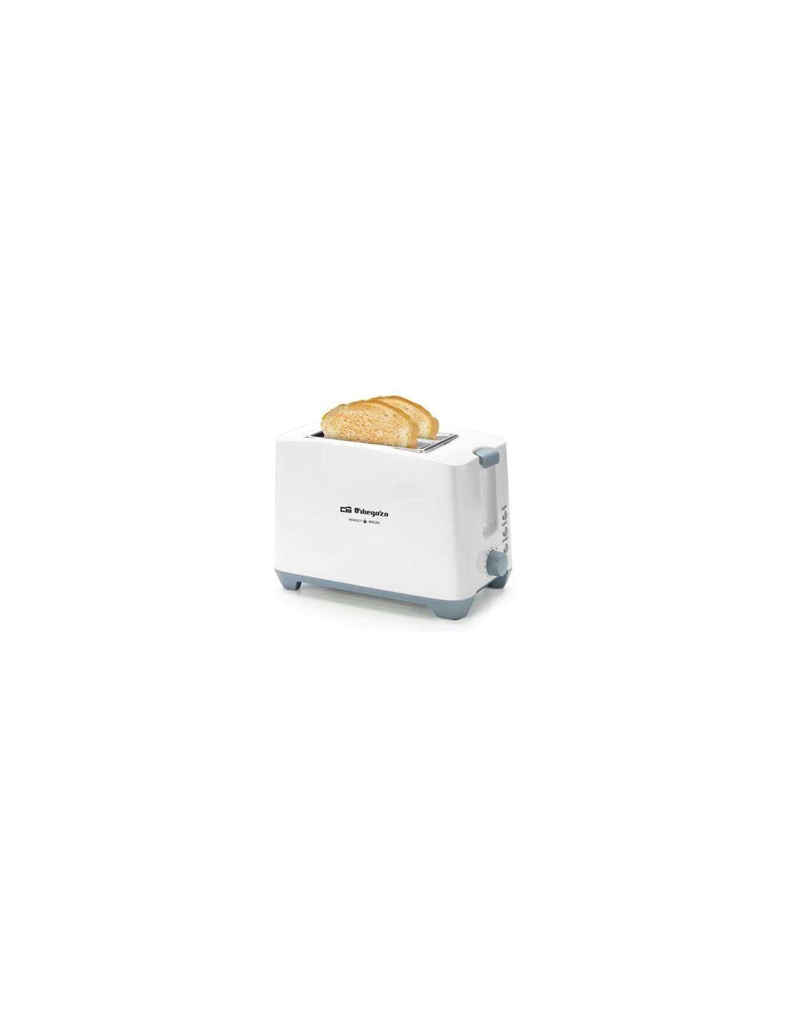 Orbegozo TO 3020 tostadora 7 2 rebanada(s) 750 W Gris, Blanco