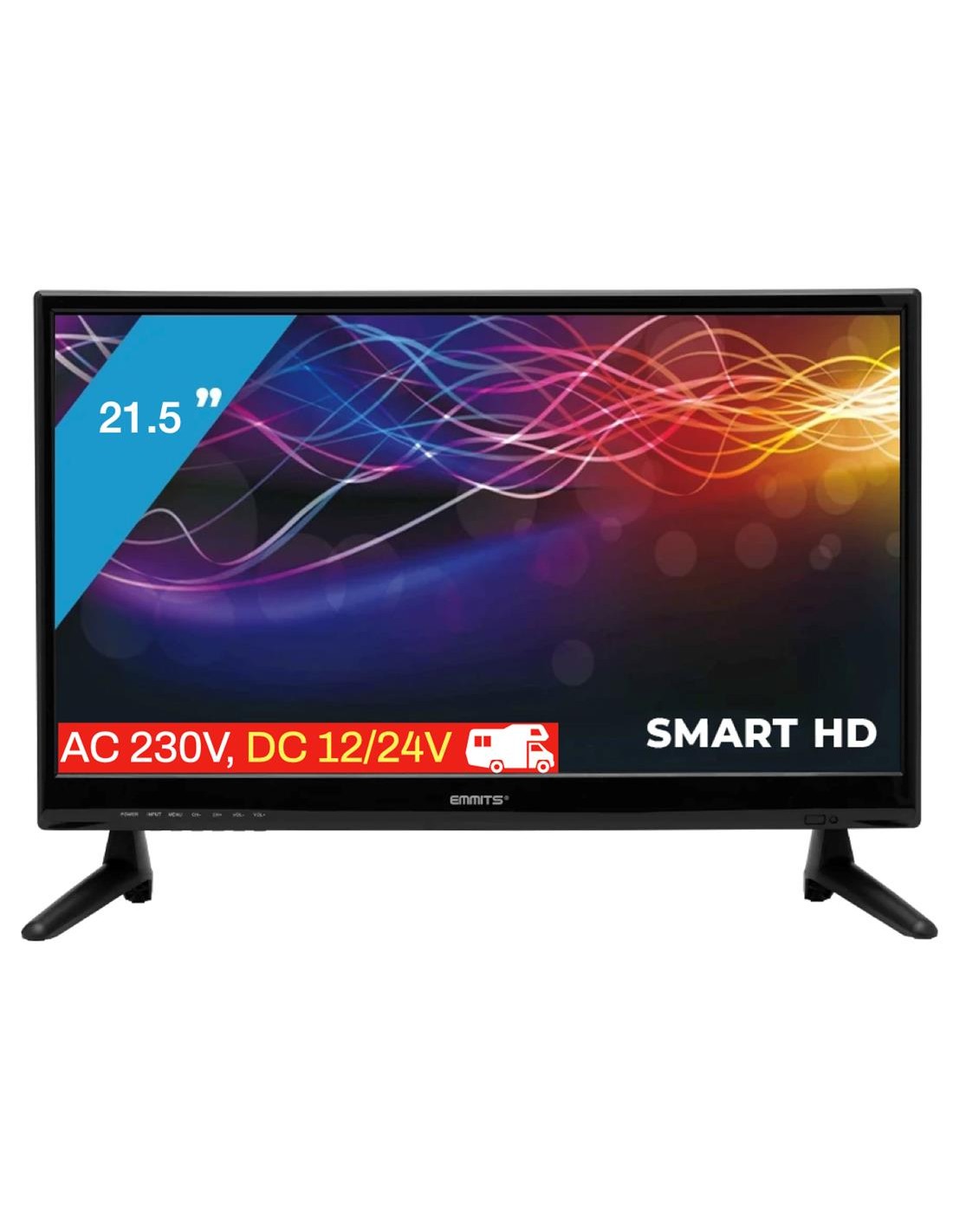 Televisor 21.5"  Emmits D-Led Dvb-T2 Smart TV Android 11 [12 Voltios]