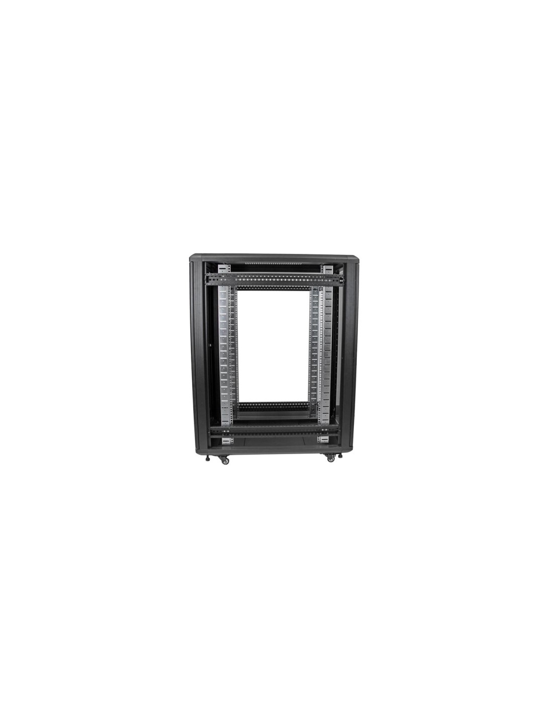 StarTech.com Armario Desarmable de 36 Pulgadas y 22U con Ruedas para Rack de Servidores - Negro