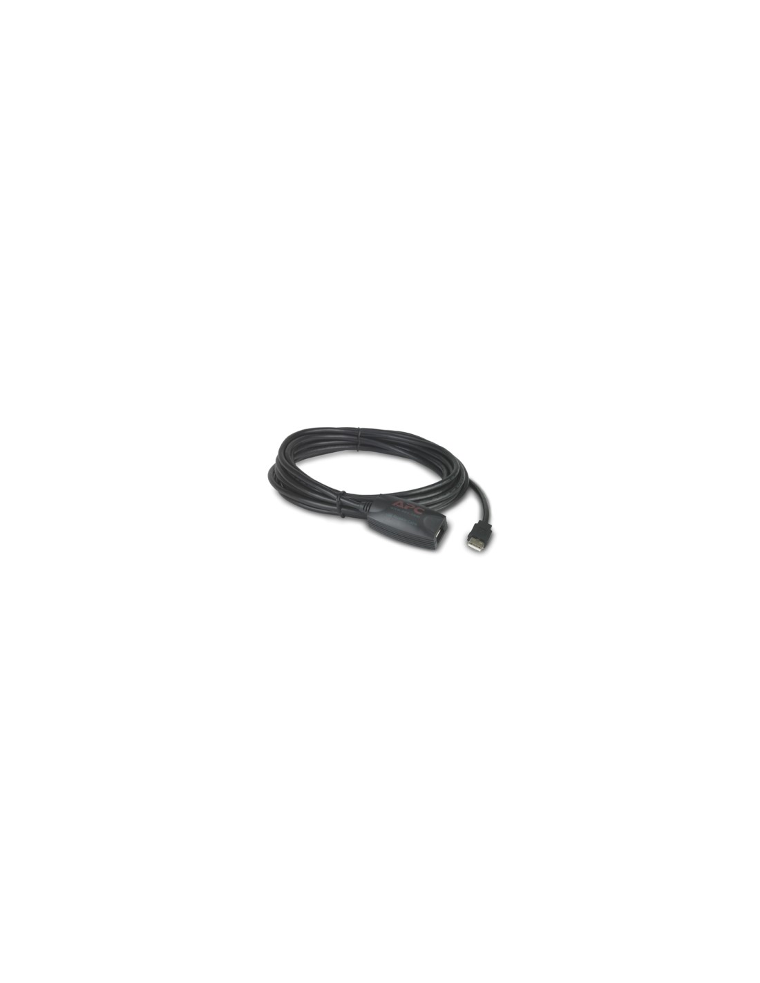 APC NetBotz Latching Repeater Cable USB A Macho-Hembra 5,00 m Negro