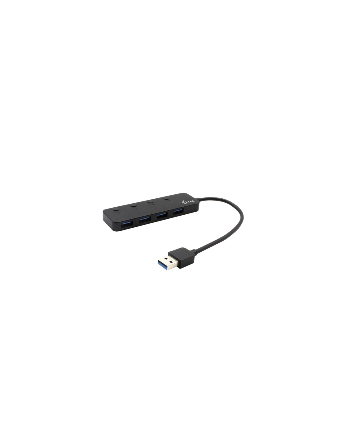 i-tec HUB USB 3.0 Metal 4 Port with individual On/Off Switches Negro