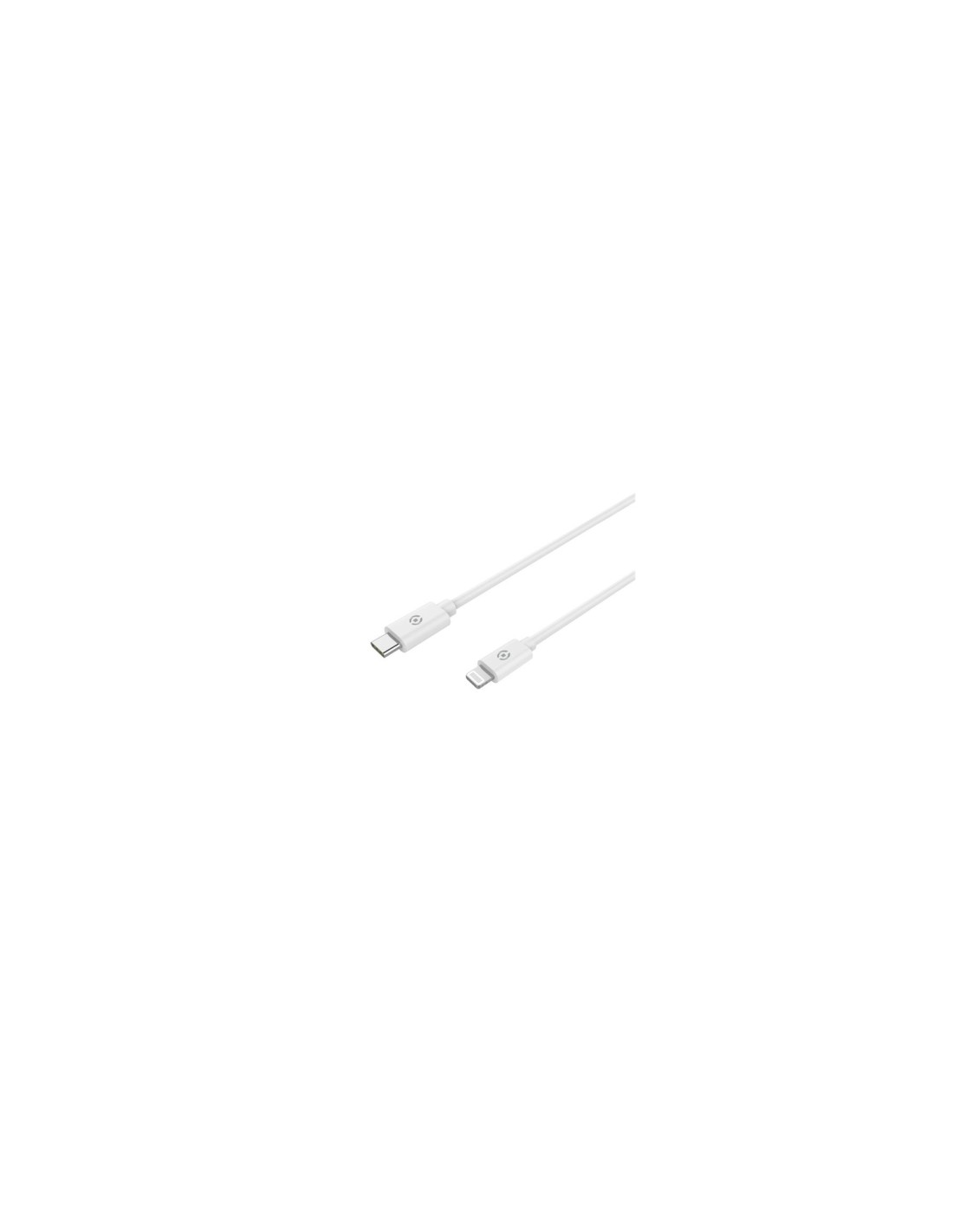 Celly USBLIGHTTYPECWH cable de teléfono móvil Blanco 1 m USB C Lightning