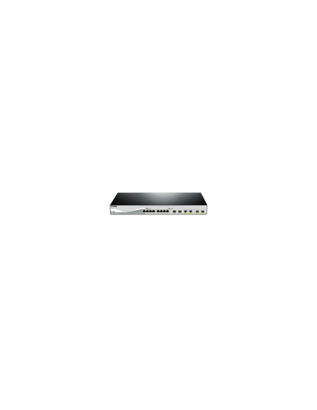 D-Link DXS-1210-12TC/E switch Gestionado L2 10G Ethernet (100/1000/10000) 1U Negro, Plata