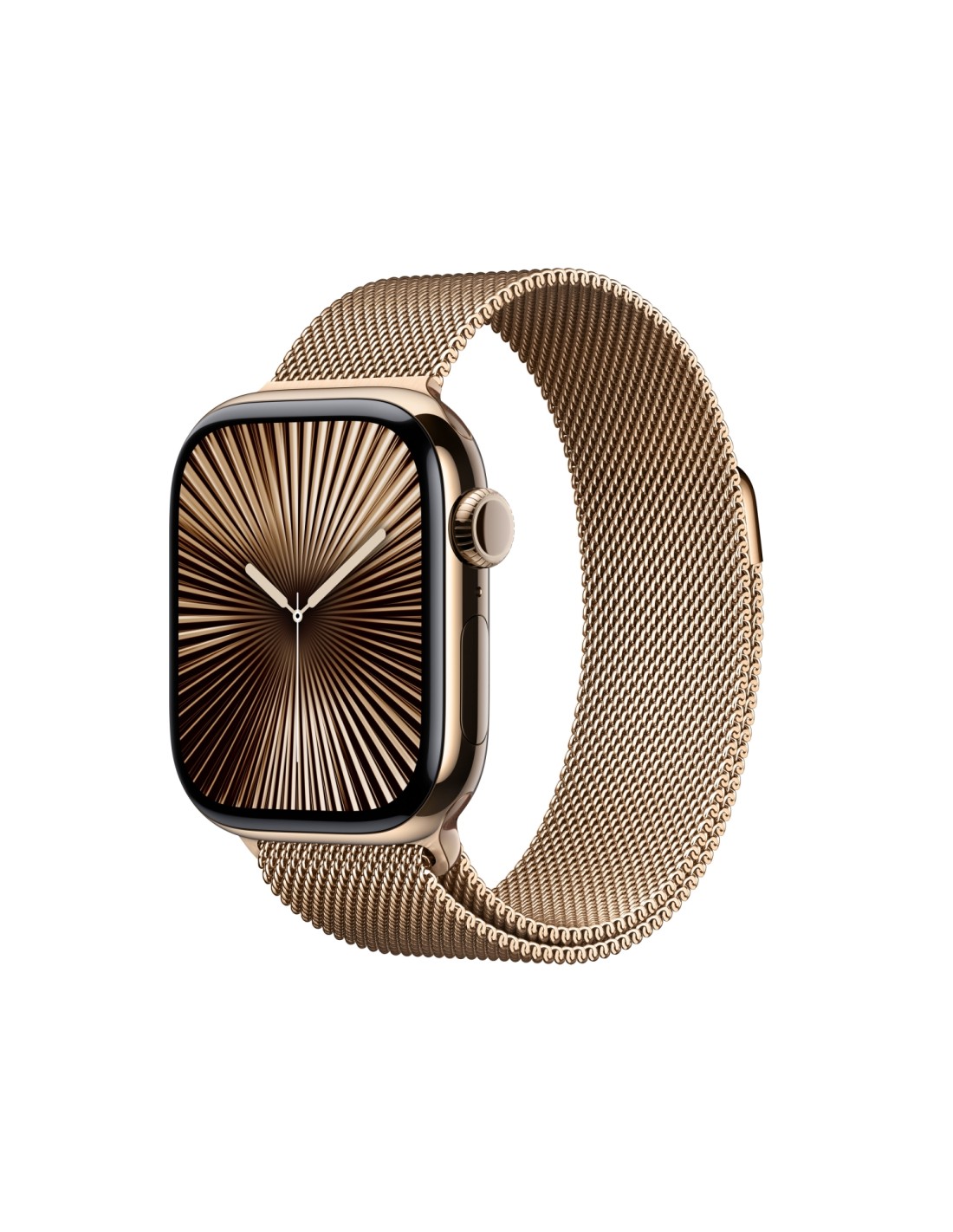 Apple Watch Series 10 OLED 42 mm Digital 374 x 446 Pixeles Pantalla táctil 4G Oro Wifi GPS (satélite)