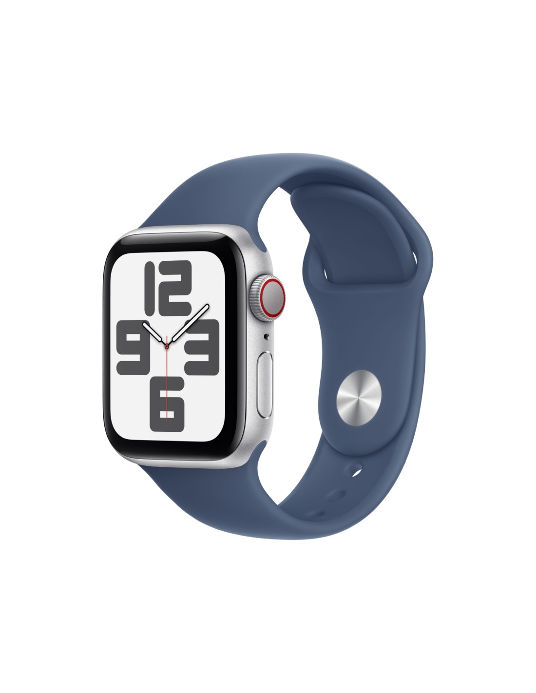 Apple Watch SE OLED 40 mm Digital 324 x 394 Pixeles Pantalla táctil 4G Plata Wifi GPS (satélite)