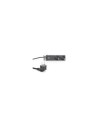 Digitus Regleta de enchufes con perfil de aluminio, toma de alimentación con 3 tomas de tierra, enchufe de seguridad con cable d