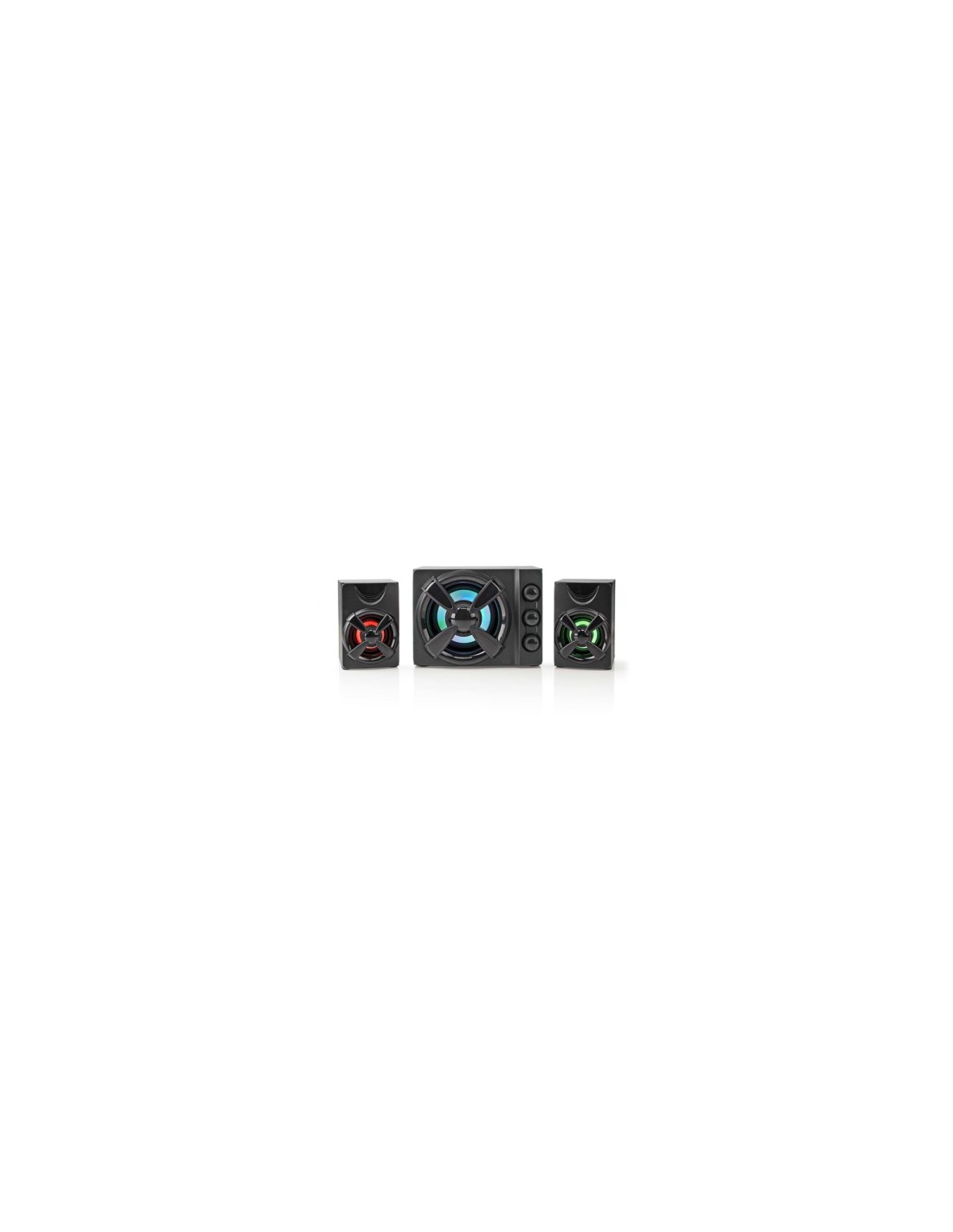 Nedis GSPR31021BK altavoz De 2 vías Negro Alámbrico 11 W