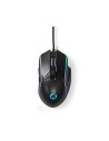 Nedis GMWD510BK ratón mano derecha USB tipo A Óptico 7200 DPI