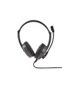 Nedis GHST200BK auricular y casco Auriculares Alámbrico Diadema Juego Negro