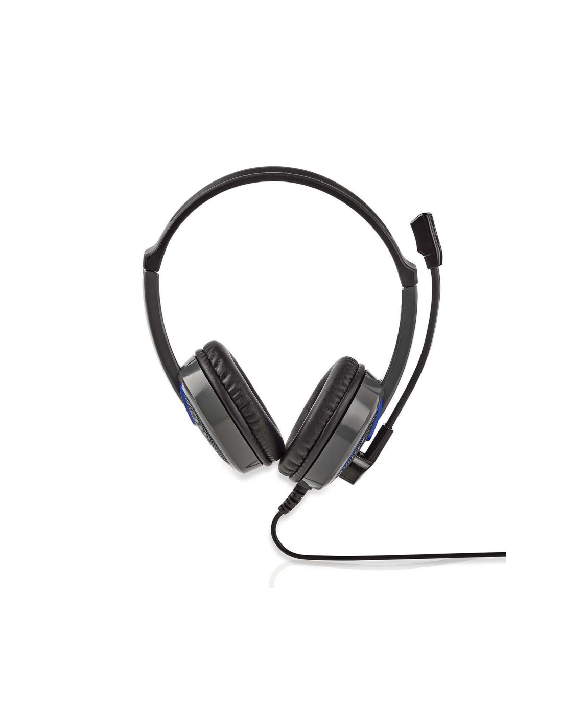 Nedis GHST200BK auricular y casco Auriculares Alámbrico Diadema Juego Negro
