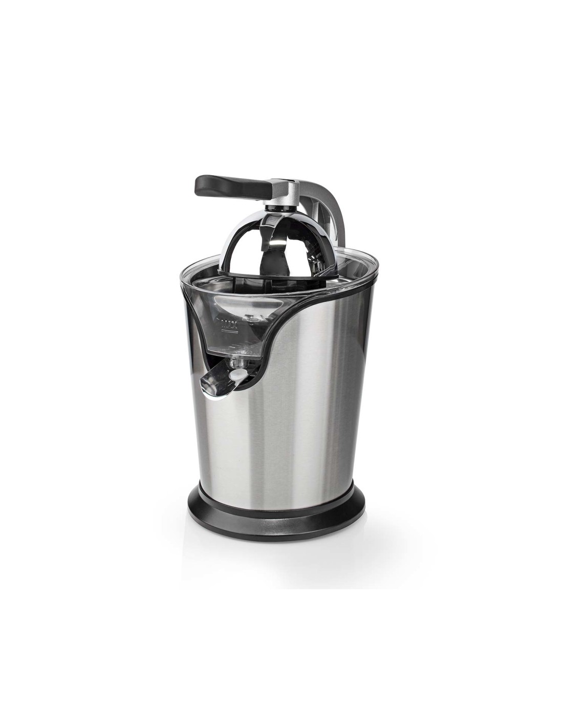 Nedis KAJC200SR exprimidor Exprimidor eléctrico con brazo 100 W Aluminio, Negro