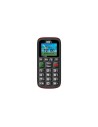 MaxCom MM428 4,57 cm (1.8") 78 g Negro, Rojo Teléfono para personas mayores