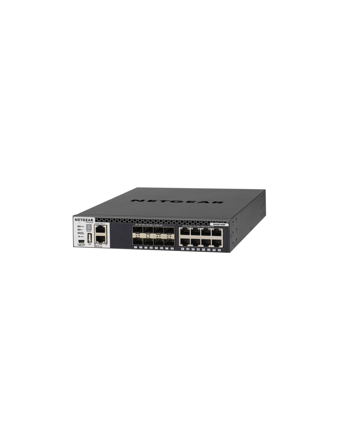 Netgear Gestionado L3 10G Ethernet (100/1000/10000) 1U Negro