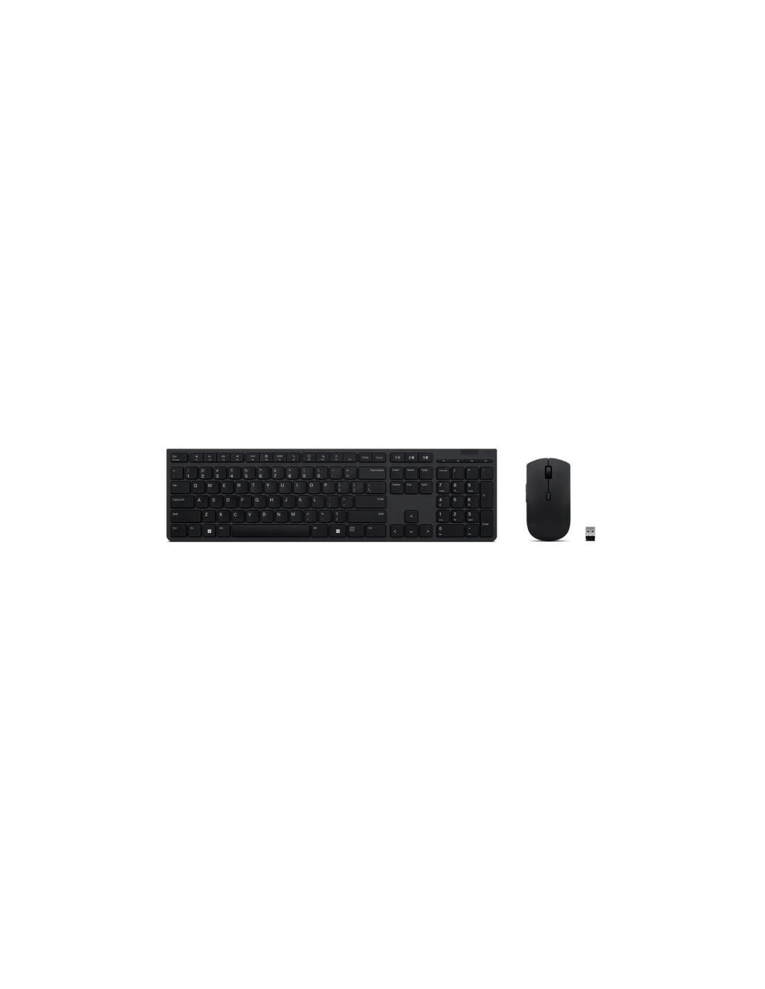 Lenovo 4X31K03961 teclado Ratón incluido RF Wireless + Bluetooth Portugués Gris