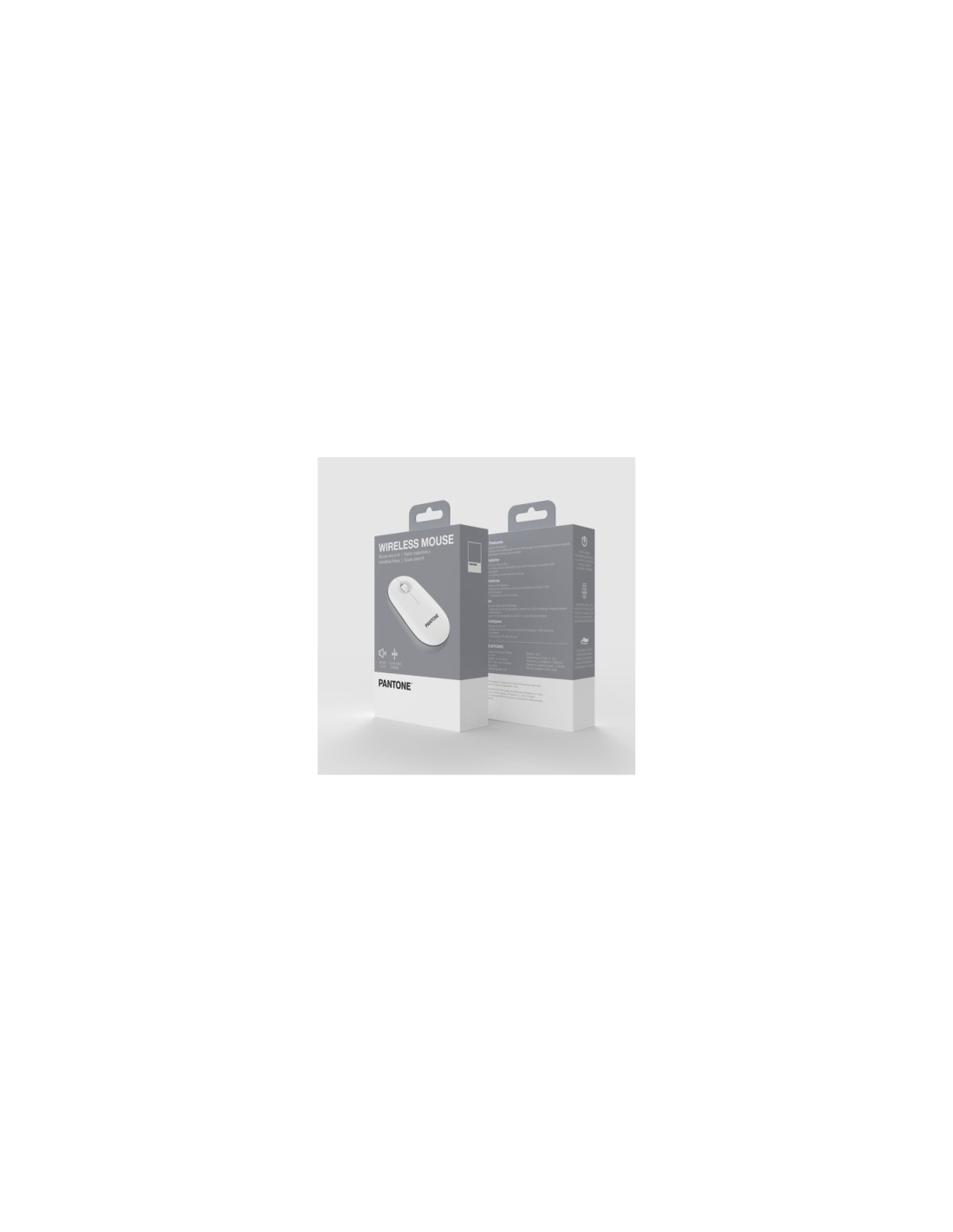 Celly PT-MS001WH ratón mano derecha 1200 DPI