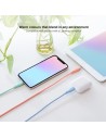 CABLE LIGHTNING A USB 2.0 NANOCABLE A/M 1M 3UD BLUE PINK GREEN LISO