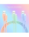 CABLE LIGHTNING A USB 2.0 NANOCABLE A/M 1M 3UD BLUE PINK GREEN