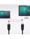 CABLE DISPLAYPORT M/M NANOCABLE 1.2 CCS 4K 1M