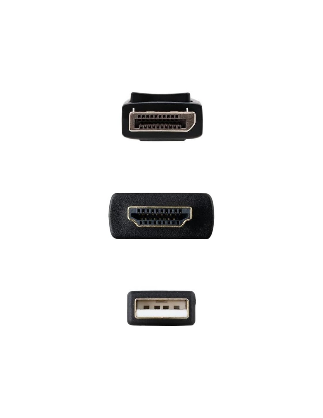 CABLE CONVERSOR NANOCABLE HDMI A DISPLAYPORT 1.8M BLACK