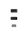 CABLE CONVERSOR NANOCABLE HDMI A DISPLAYPORT 20CM BLACK