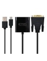 CABLE CONVERSOR DVI A M-SVGA 10CM BLACK