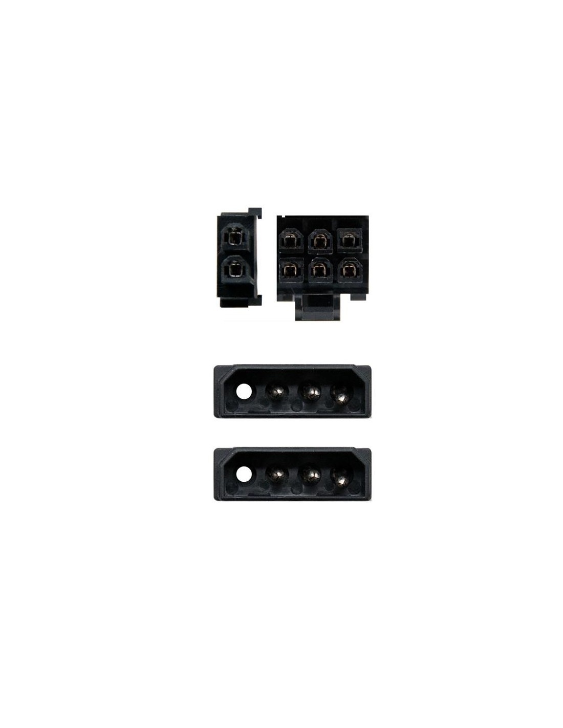 CABLE ALIMENTACION TARJETA GRAFICA NANOCABLE X2 MOLEX/M - 6+2 PIN/M 20CM