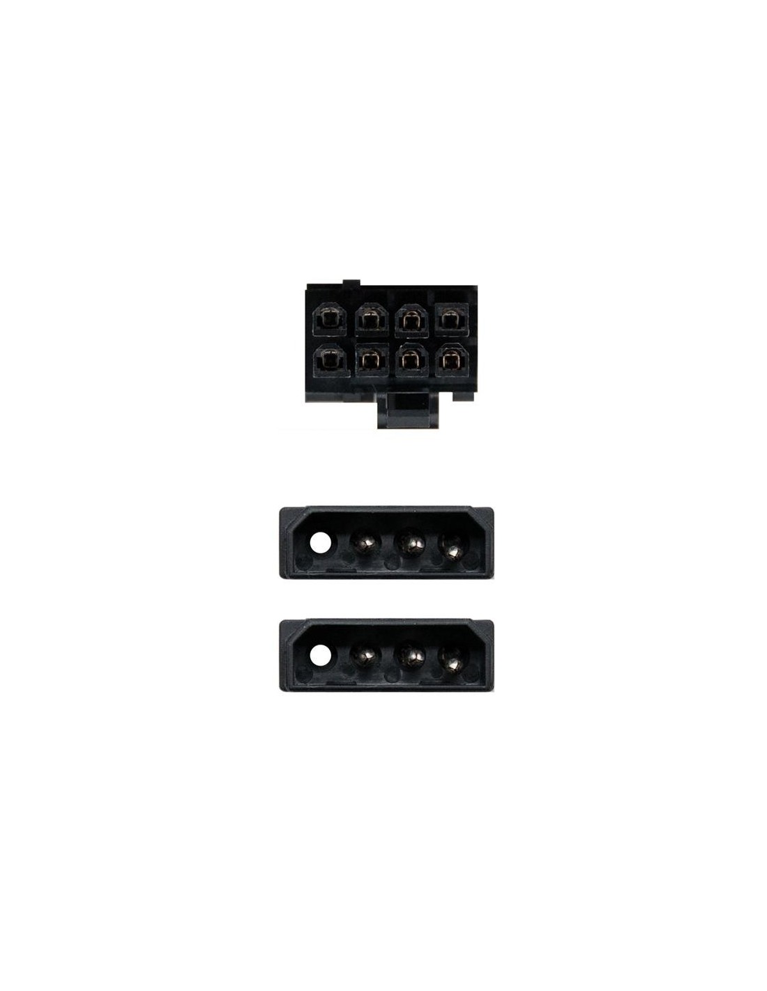 CABLE ALIMENTACION TARJETA GRAFICA NANOCABLE X2 MOLEX/M - 6+2 PIN/M 20CM