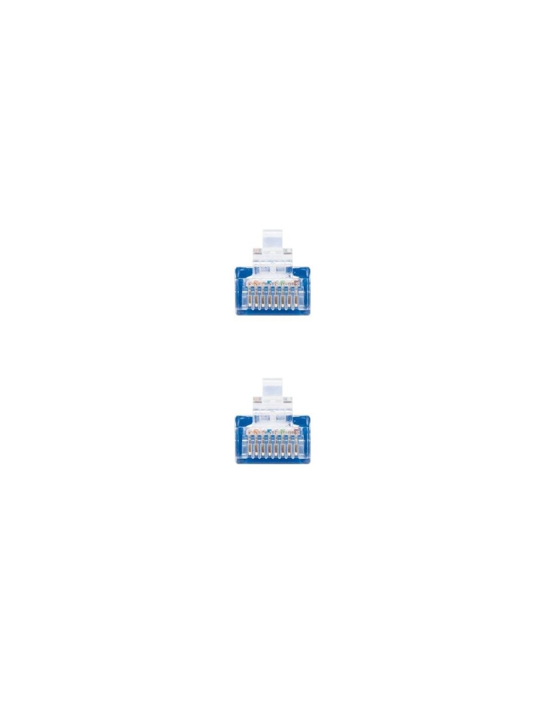 CABLE DE RED CAT.6 UTP 0.25M NANOCABLE BLUE