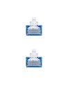 CABLE DE RED CAT.6 UTP 1M NANOCABLE BLUE