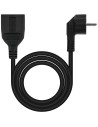 CABLE ALARGADOR ALIMENTACION ACODADO SCHUKO PC NANOCABLE 5M BLACK