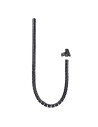 ORGANIZADOR DE CABLE NANOCABLE FLEXIBLE 25MM 1M BLACK