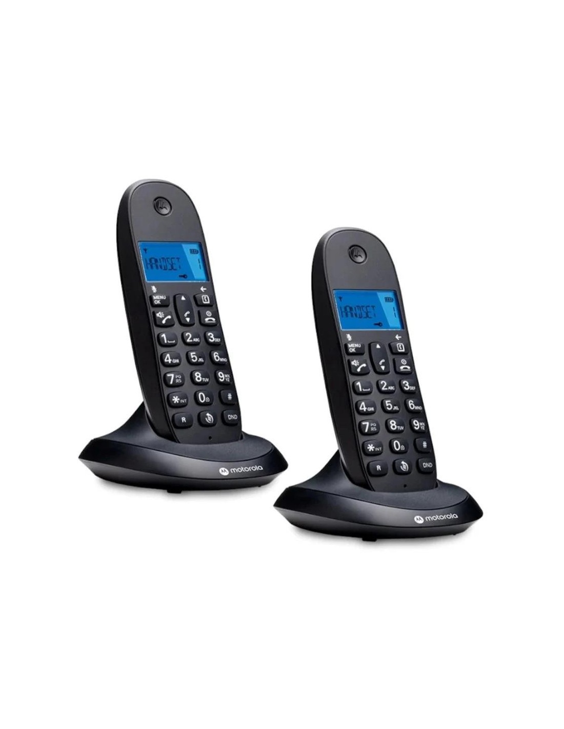 TELEFONO MOTOROLA C1002 CB+ DECT  WIRELESS BLACK ( 2UD )
