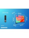 TELEVISOR DAEWOO 43 LED 4K UHD USB SMART TV WIFI BLUETOOTH HOTEL