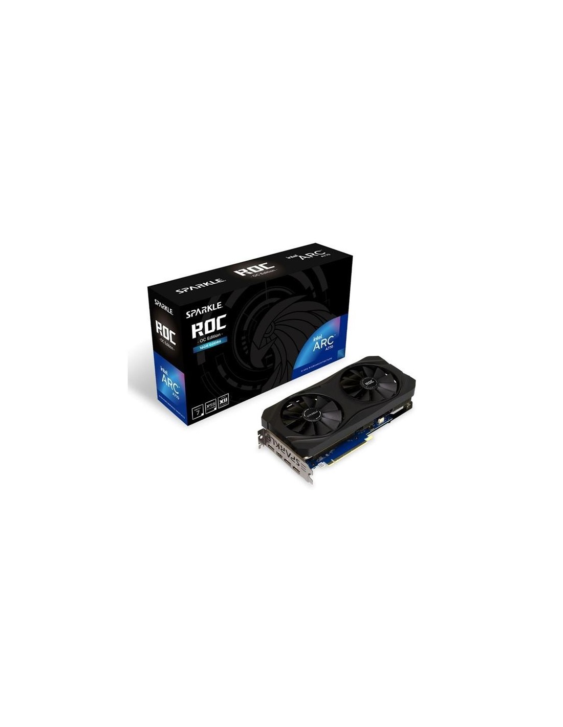 TARJETA DE VIDEO SPARKLE INTEL ARC A770 ROC OC EDITION 16GB GDRR6 PCIE 4.0