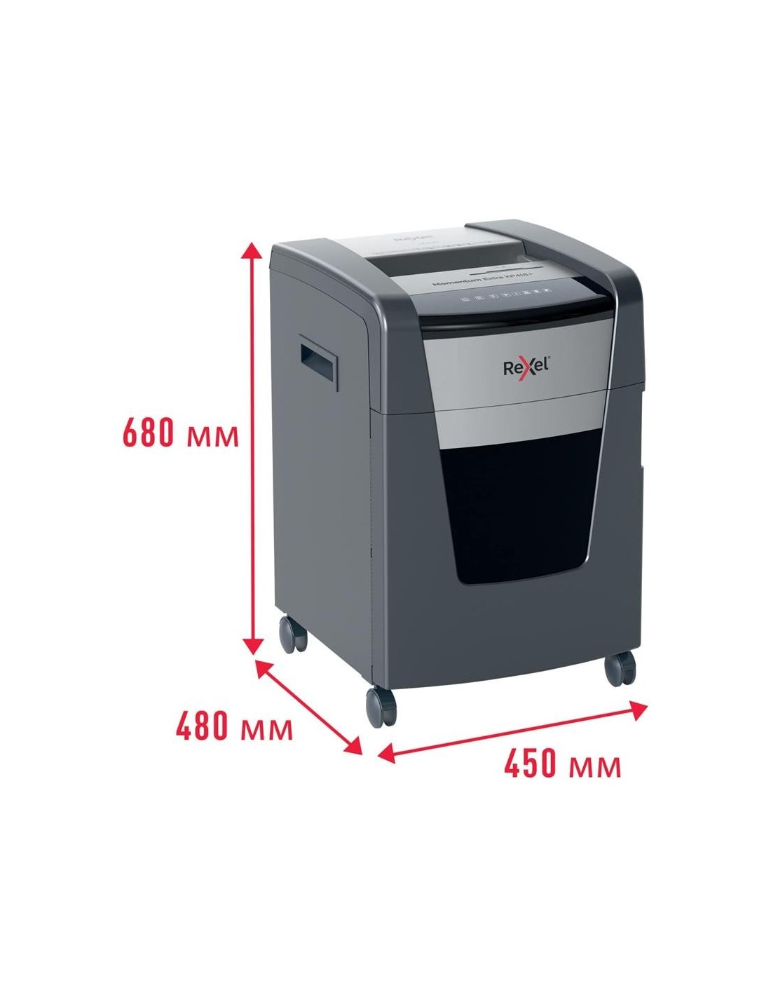 DESTRUCTORA REXEL MOMENTUM EXTRA XP418+ CORTE PARTICULAS