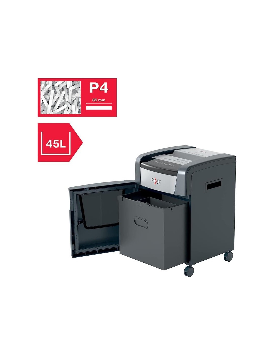 DESTRUCTORA REXEL MOMENTUM EXTRA XP418+ CORTE PARTICULAS