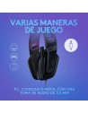 AURICULARES + MICROFONO LOGITECH GAMING G335 JACK 3.5MM BLACK/BLUE