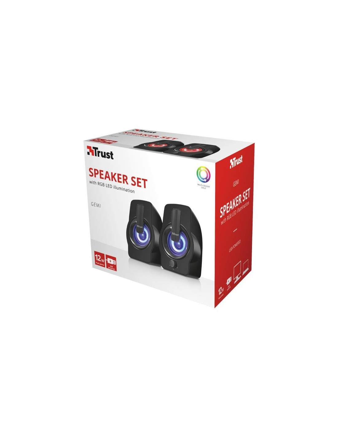ALTAVOCES TRUST GEMI RGB 2.0 BLACK