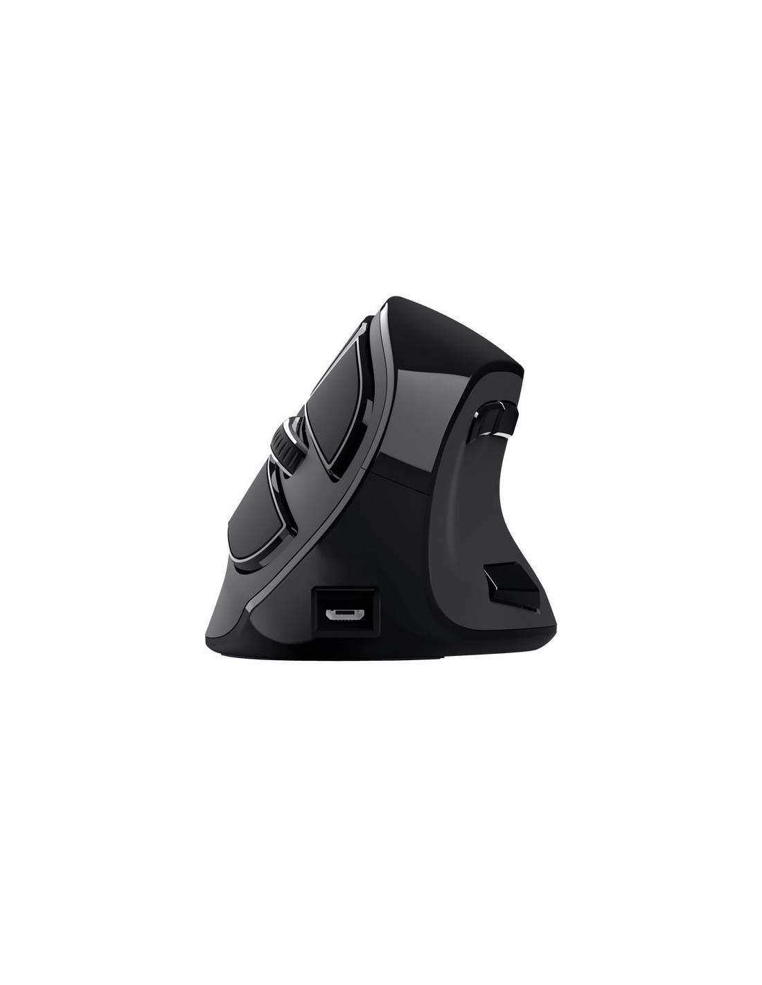RATON TRUST VOXX ERGONOMICO WIRELESS 9 BOTONES BLACK
