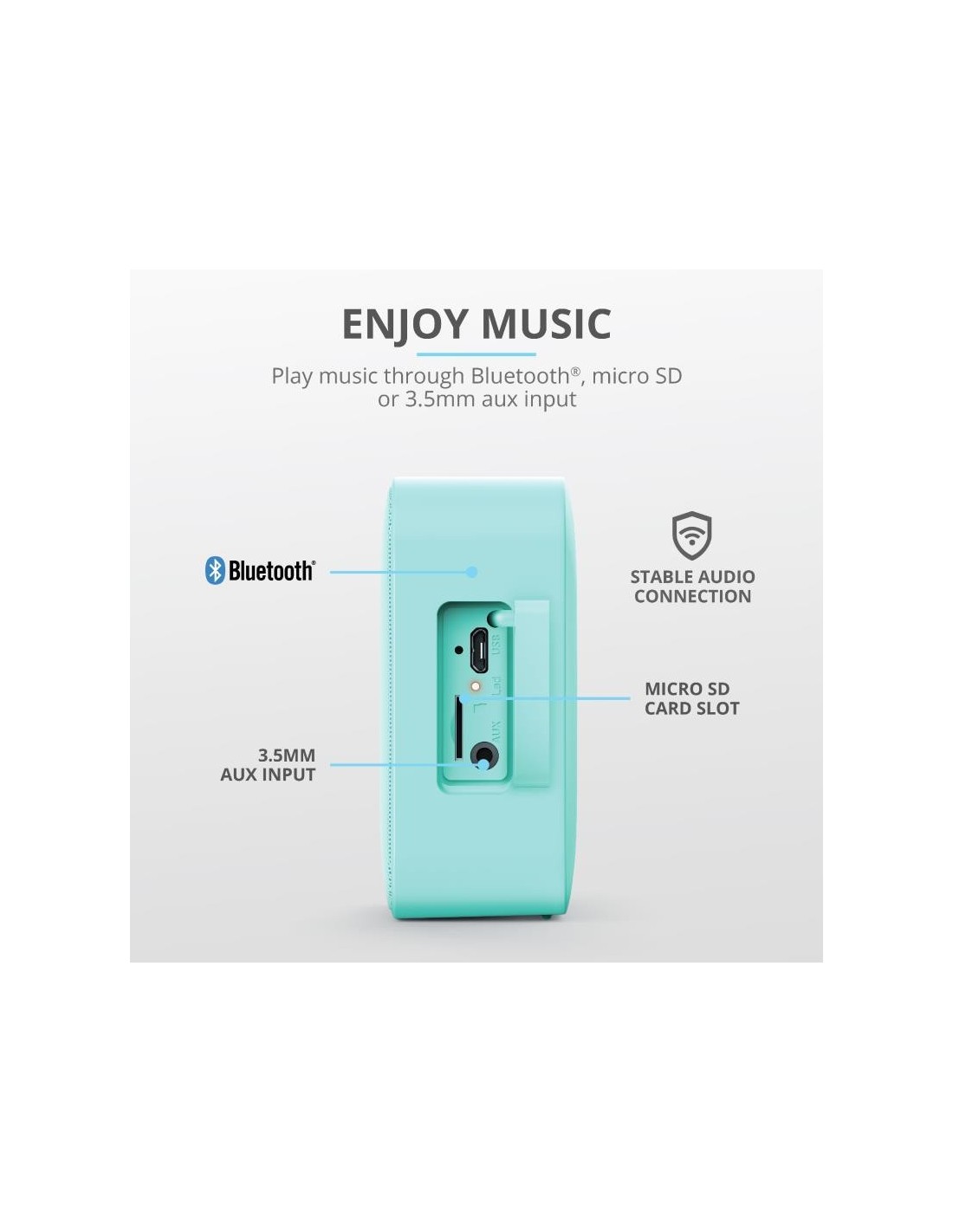 ALTAVOCES TRUST ZOWY WIRELESS BLUETOOTH MINT