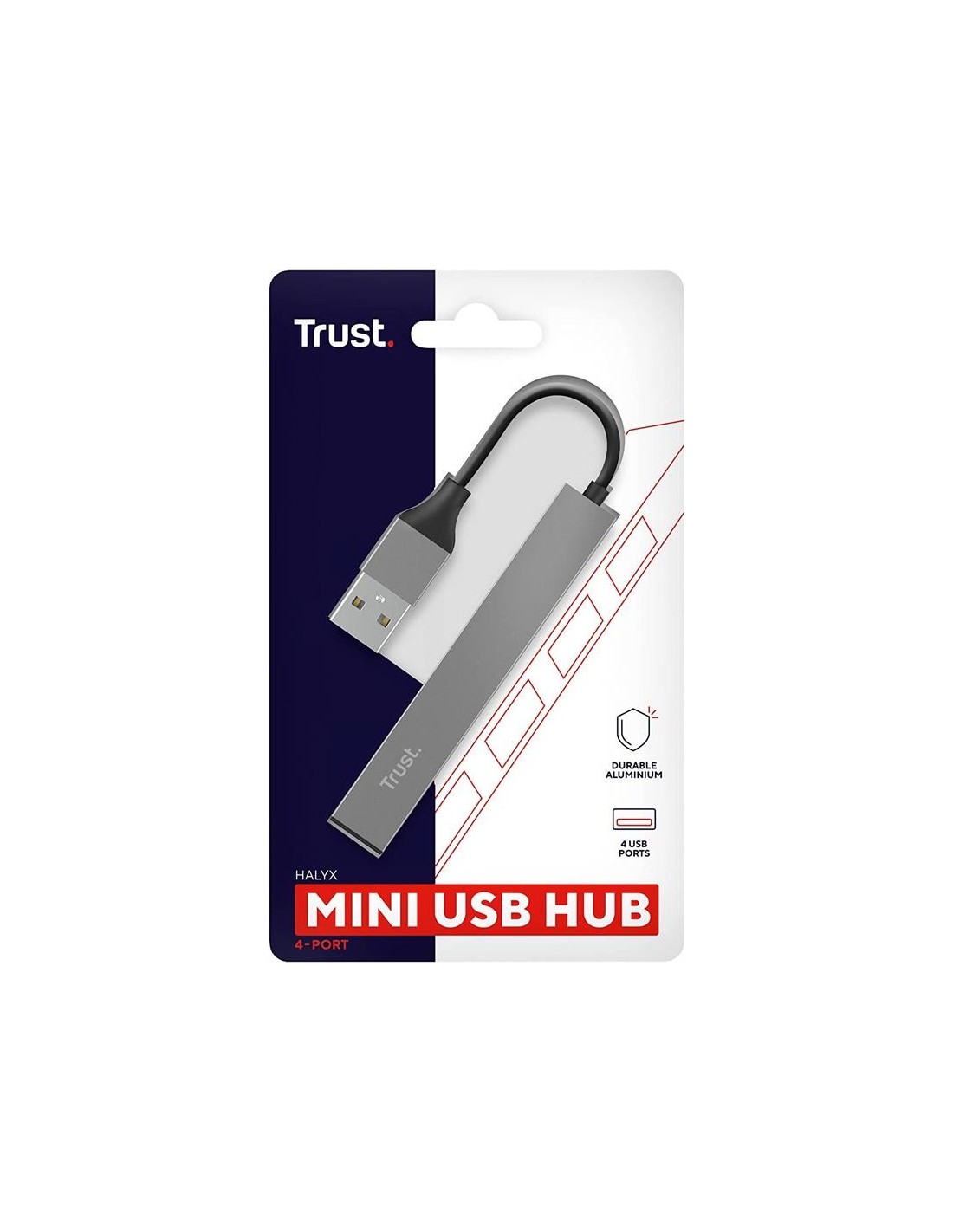 HUB USB TRUST 4 PUERTOS HALYX USB 2.0