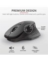 RATON TRUST OZAA ERGONOMICO RECARGABLE WIRELESS BLACK