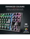 TECLADO TRUST GAMING GXT 833 METALICO USB RGB