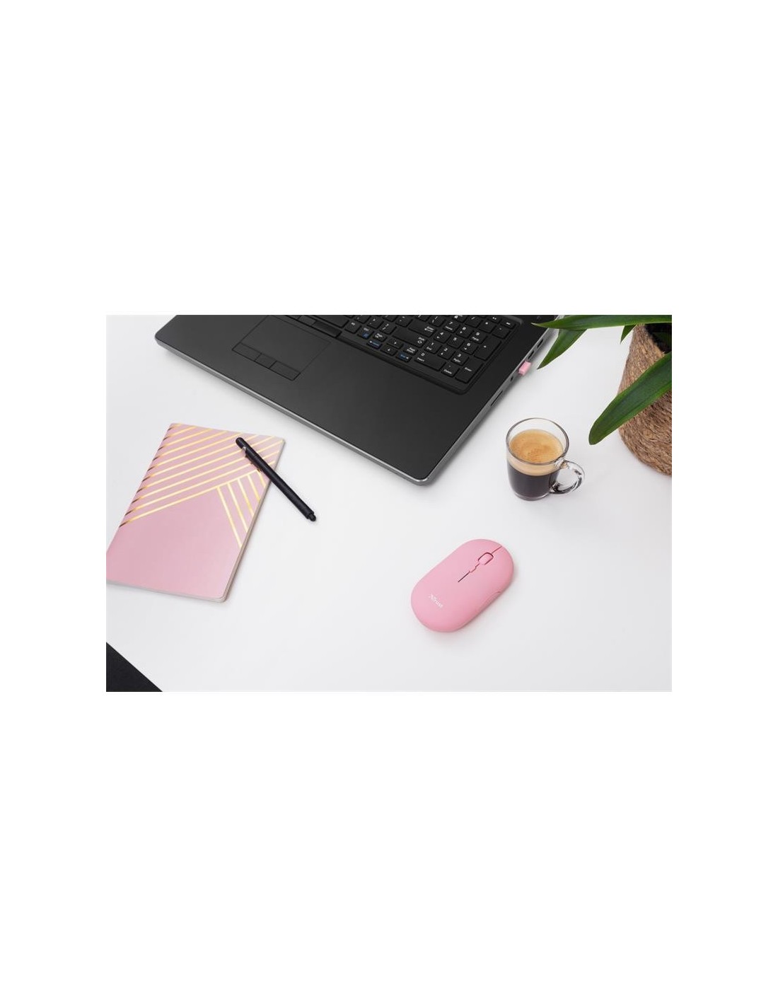 RATON TRUST PUCK RECARGABLE WIRELESS BLUETOOH PINK